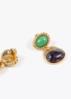 Pendientes bicolor