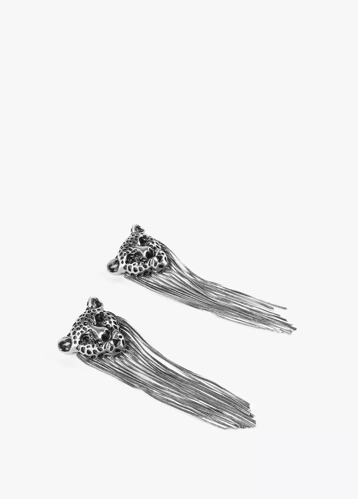 Pendientes cabeza de leopardo