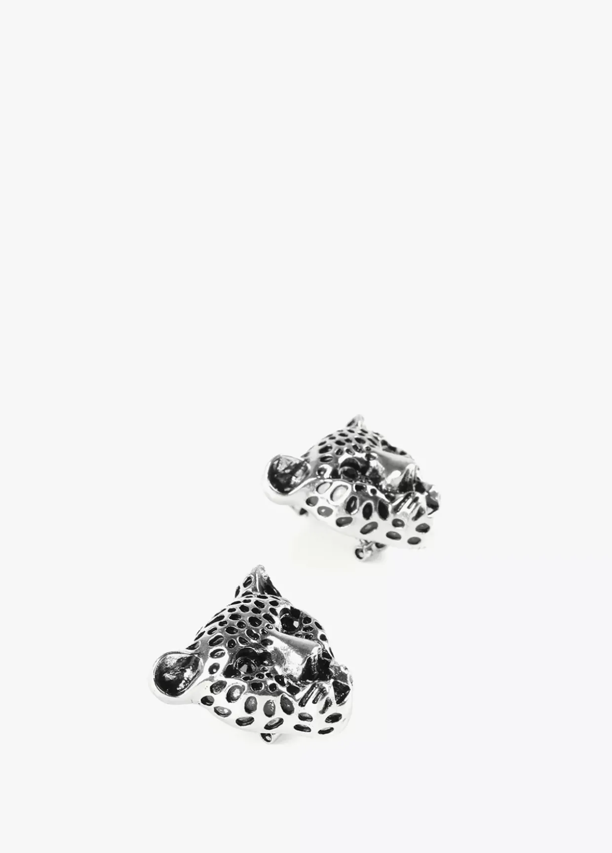 Pendientes cara leopardo
