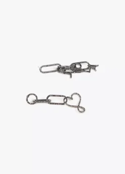 Pendientes colgantes y cristales