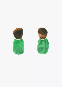 Pendientes con dos piezas