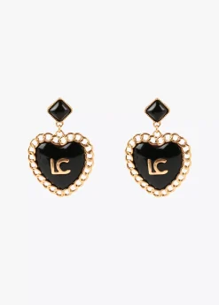 Pendientes corazón encadenado