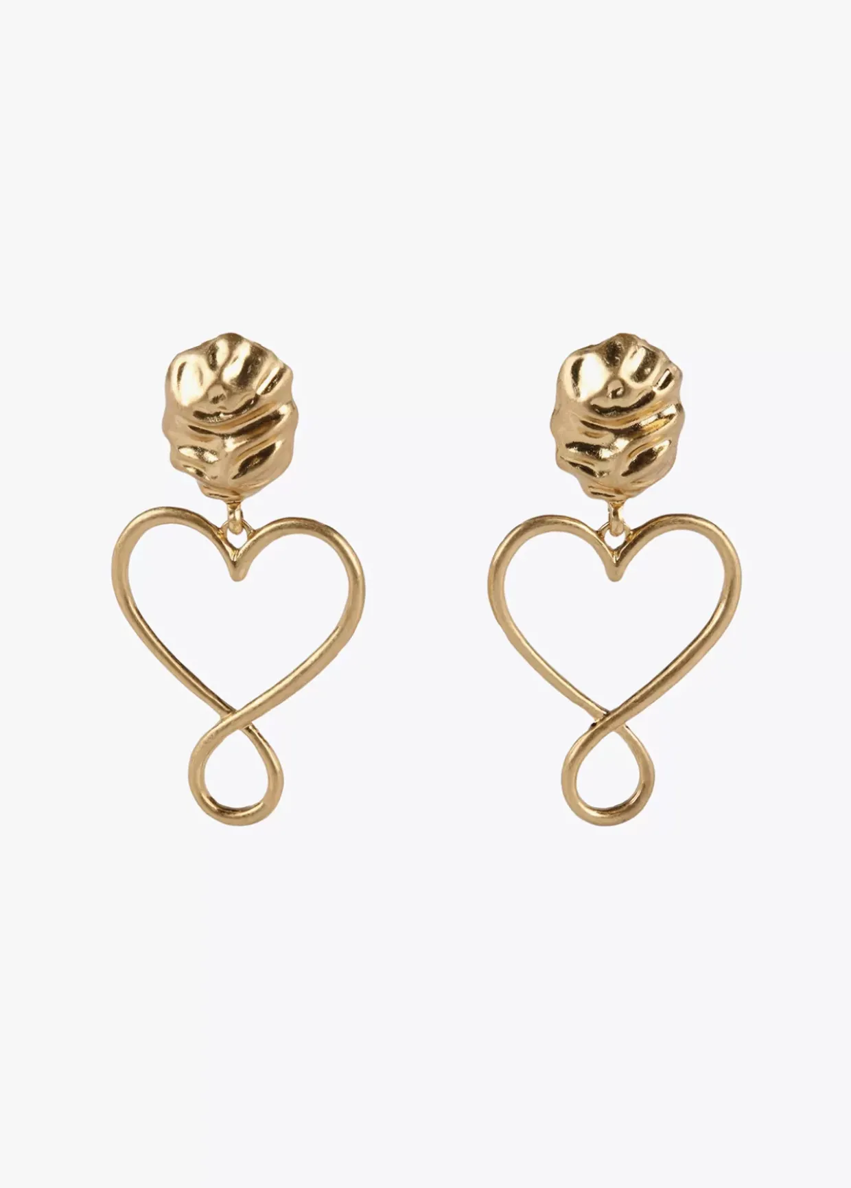 Pendientes corazón infinito