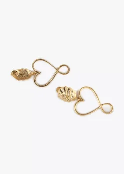 Pendientes corazón infinito