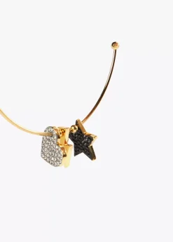 Pendientes de aro con charms