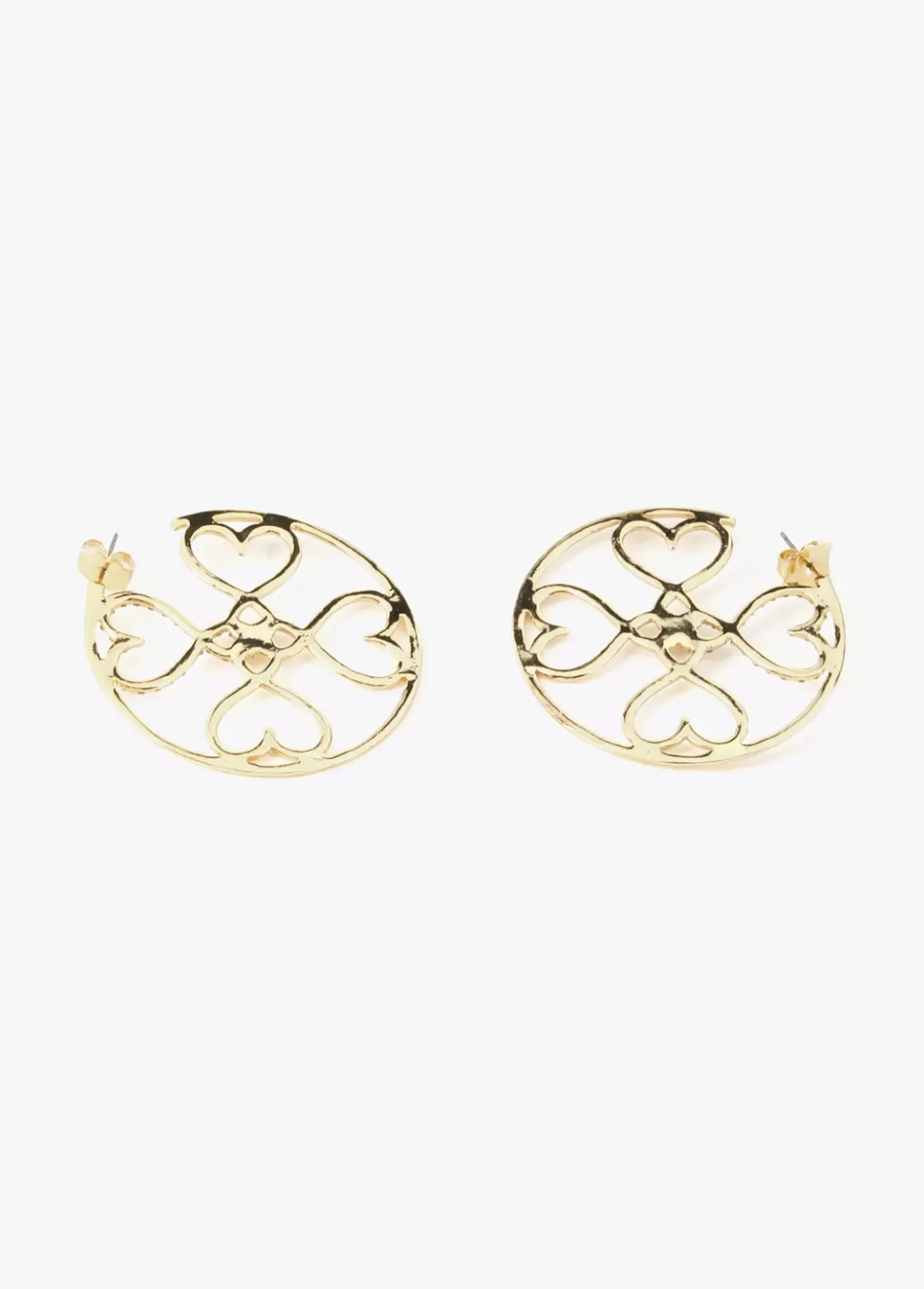 Pendientes de aro dorados