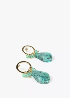 Pendientes turquesa