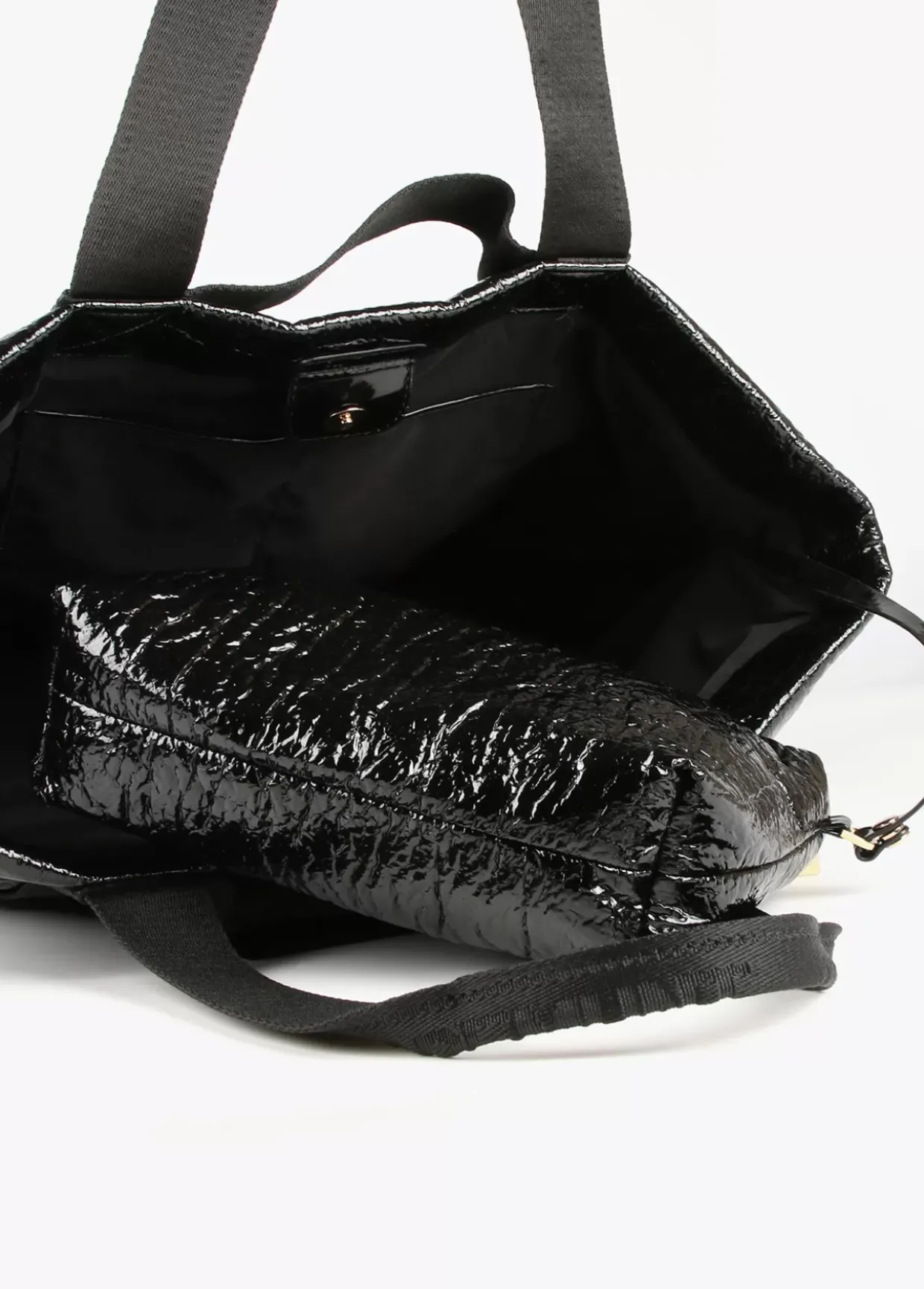 Shopper efecto charol