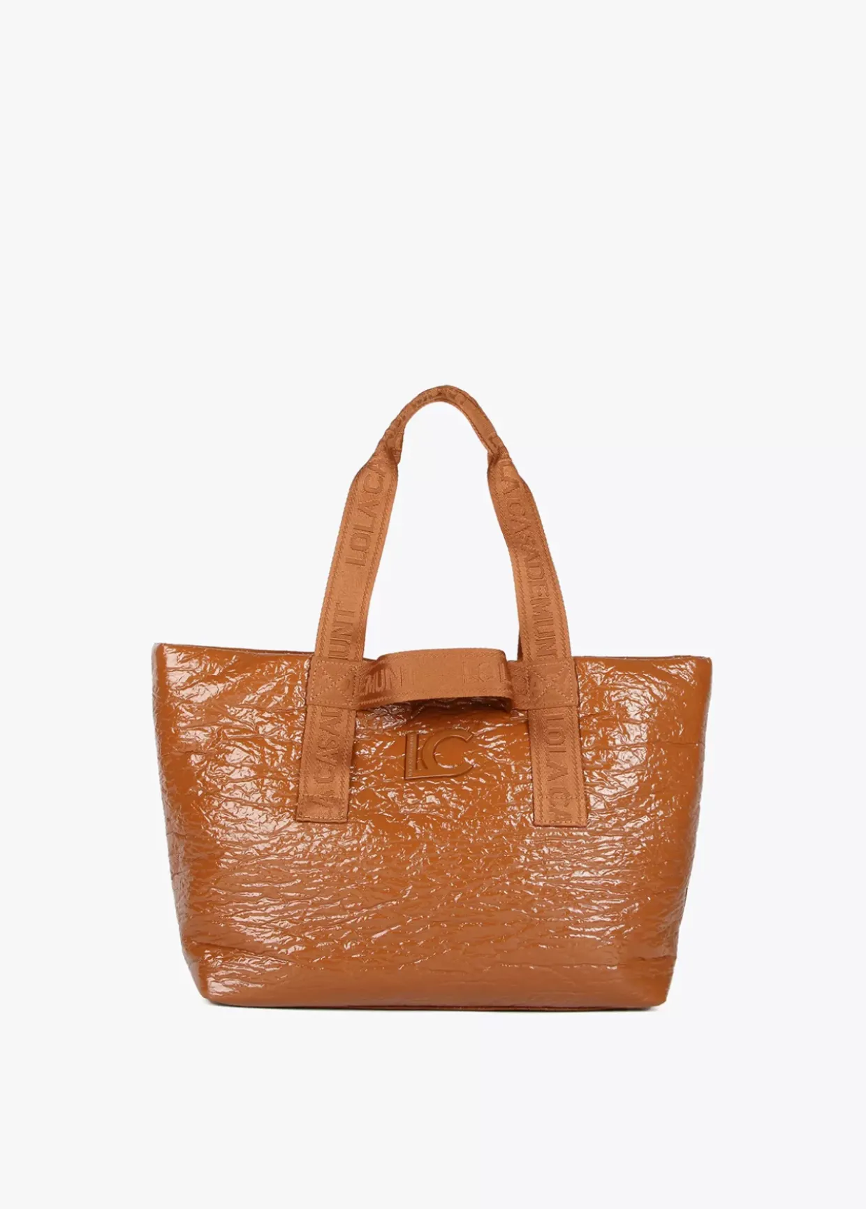 Shopper efecto charol