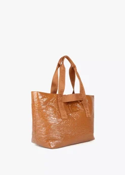Shopper efecto charol