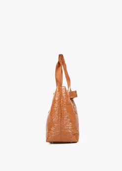 Shopper efecto charol