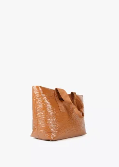 Shopper efecto charol