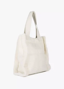 Shopper efecto piel y pelo
