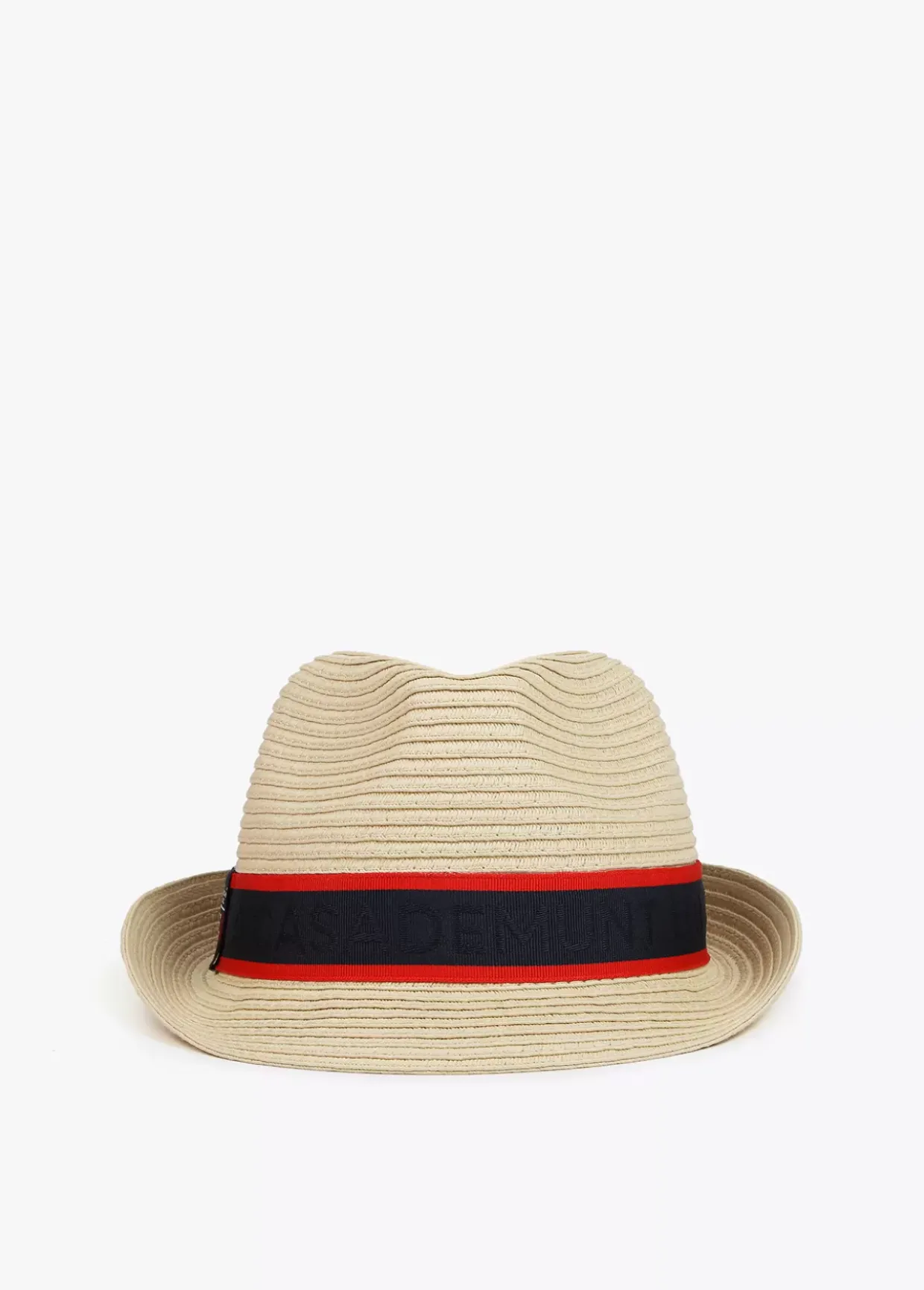 Sombrero de paja con cinta logotipada - Lola Casademunt