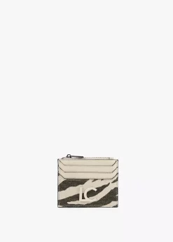 Tarjetero animal print zebra
