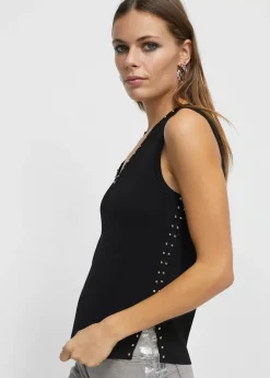 Top de punto tachas