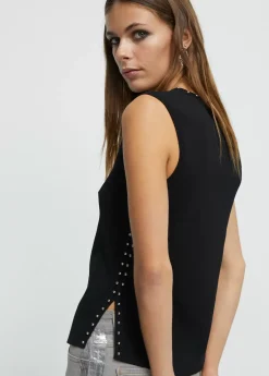 Top de punto tachas