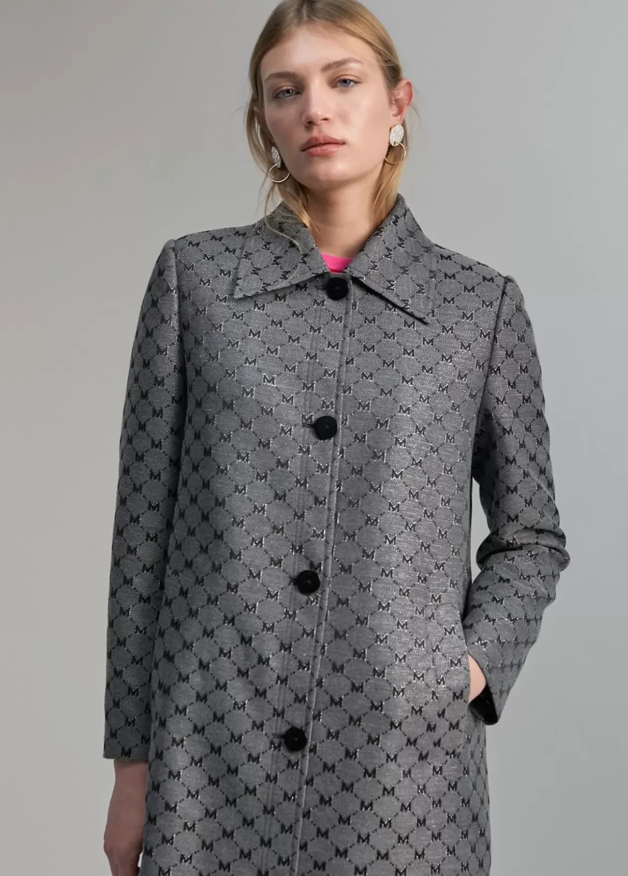 Trench monograma lúrex
