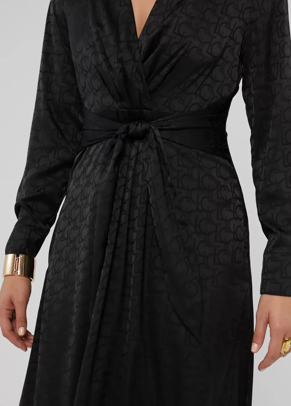 Vestido estampado logo