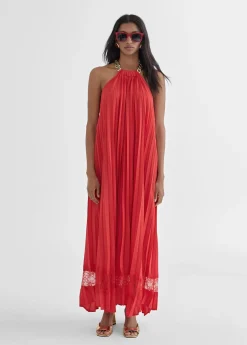 Vestido largo halter