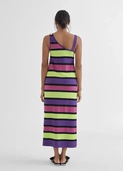 Vestido largo rayas