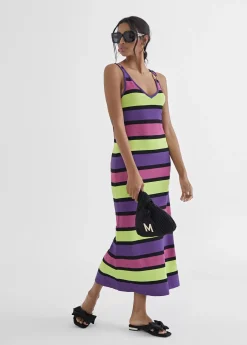 Vestido largo rayas