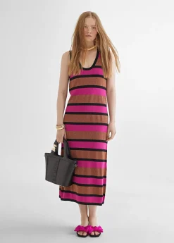 Vestido largo rayas