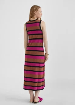Vestido largo rayas
