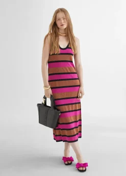 Vestido largo rayas