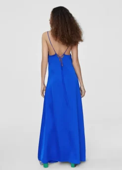 Vestido largo tipo lencero