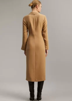Vestido midi nudo