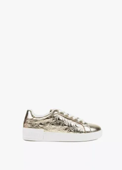 Zapatillas deportivas metalizadas