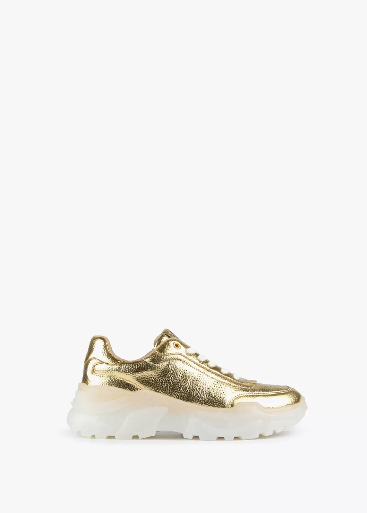 Zapatillas tipo sneakers metalizadas
