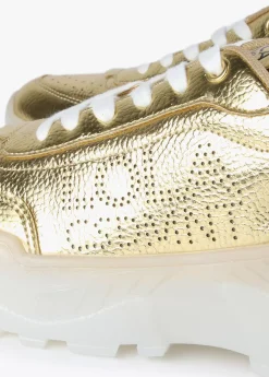 Zapatillas tipo sneakers metalizadas
